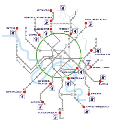 Карта Москвы Магазины Рядом